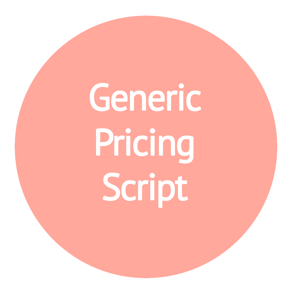 Show details for Product Using Pricing Script